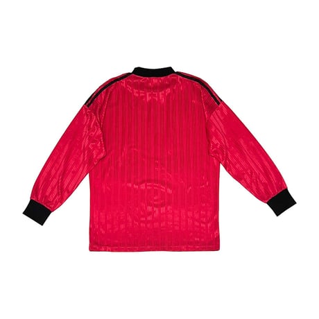 【USED】80's-90's adidas L/S SOCCER JERSEY RED