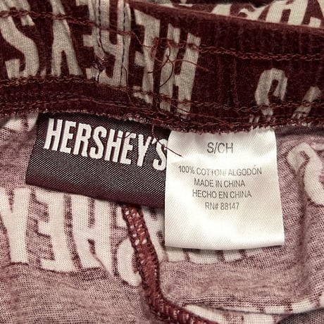 【USED】00'S HERSHEY'S EASY PANTS