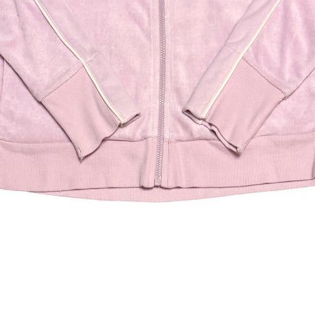 【USED】00's NIKE Pile Zip-Up Track Jacket Baby Pink