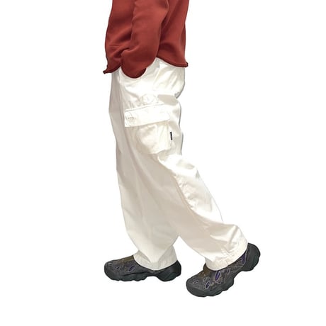 【USED】90's-00'S STUSSY CARGO PANTS WHITE