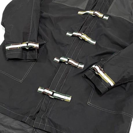 【DEAD STOCK】90'S MAHARISHI 3-WAY FISH TAIL HOODED COAT BLACK