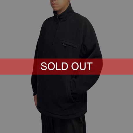 【USED】00's NIKE CHEST POCKET HALF ZIP FLEECE PULLOVER JACKET