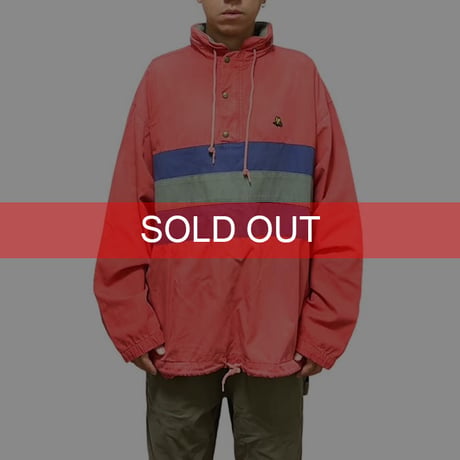【USED】90'S OLD GAP PULLOVER COTTON JACKET