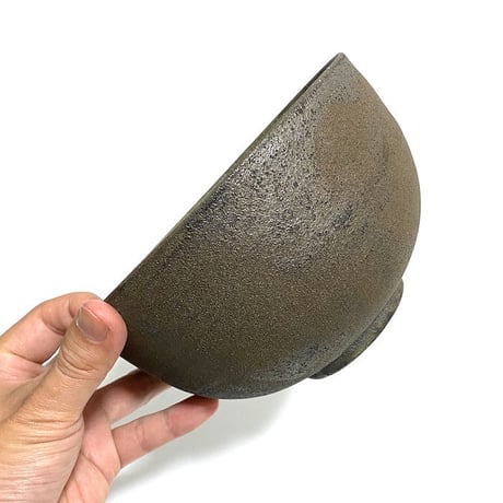 【USED】UNKNOWN VINTAGE RUST GLAZE BOWL
