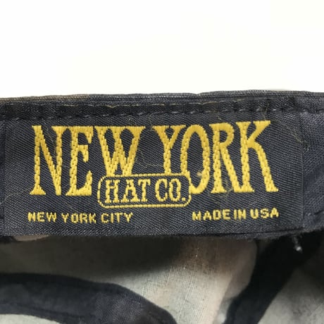 【USED】90'S  NEW YORK HAT CO. JET CAP CAMO