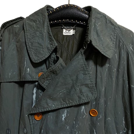 【USED】90'S  C.P.COMPANY WAXED LONG COAT