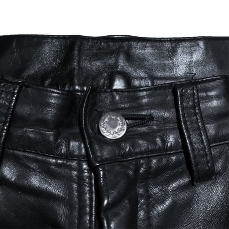 【USED】70'S LET IT ROCK LEATHER TROUSERS