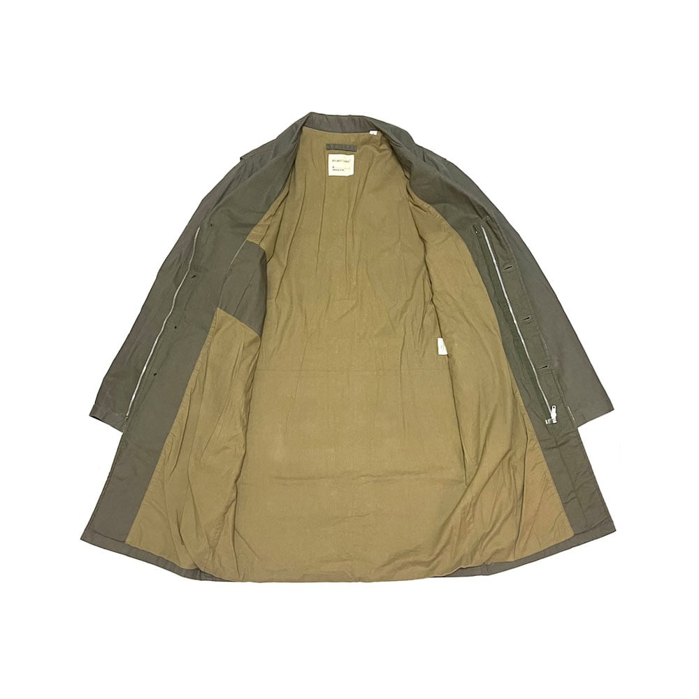【タキ】HELMUT LANG 1997FWペンキラインコート USED】HELMUT LANG 1999 LINE PAINT FIELD COAT KH