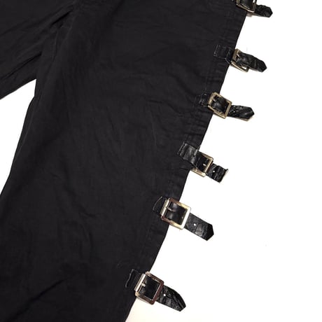 【USED】90's-00's ADERLASS Side-Buckle Bondage Pants