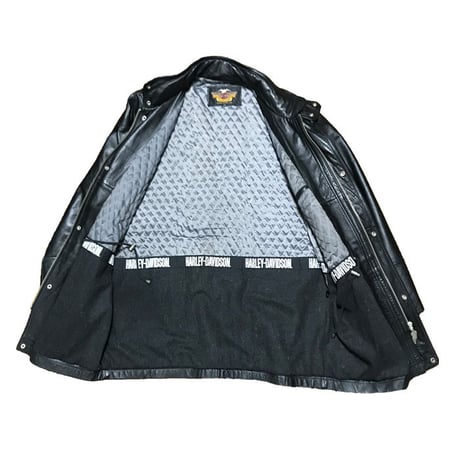 【USED】HARLEY DAVIDSON OVERSIZED LEATHER JACKET