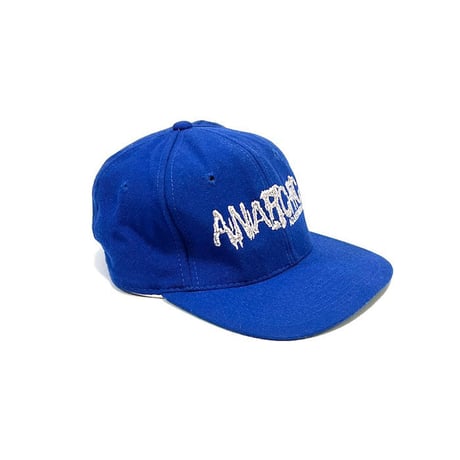 【USED】90'S ANARCHIC ADJUSTMENT 6-PANEL CAP BLUE