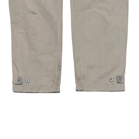【USED】90's-00's STUSSY DUCK CARGO PANTS LIGHT GRAY