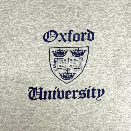 【USED】80's-90's Oxford University OLD ENGRISH T-SHIRT