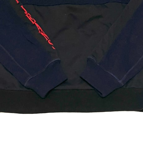 【USED】90's ARMANI JEANS WOOL × JERSEY SWITCHING TOP