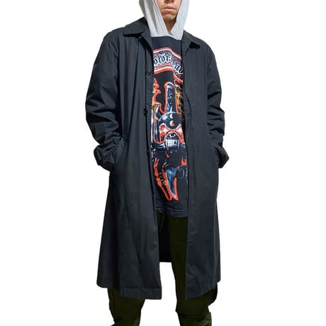【USED】90'S  HELMUT LANG STAND FALL COLLAR COAT