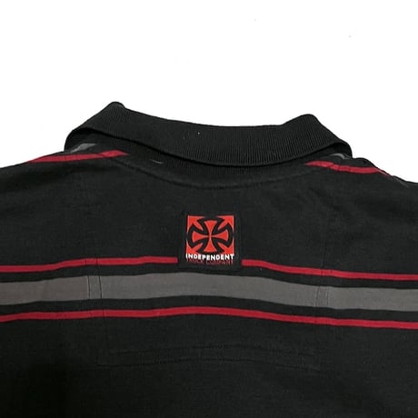 【USED】00'S INDEPENDENT TRUCK COMPANY BORDER POLO-SHIRT