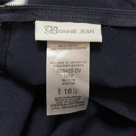 【USED】00's BONNIE JEAN SAILOR DRESS