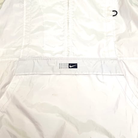 【USED】00'S NIKE HALF ZIP ANOLAK JACKET WHITE