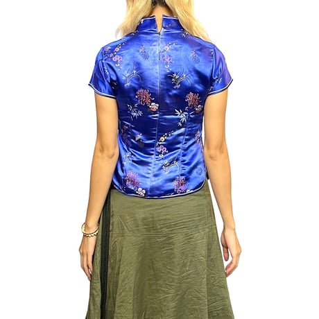 【USED】90's-00's Bình Thuận AO DAI S/S TOP