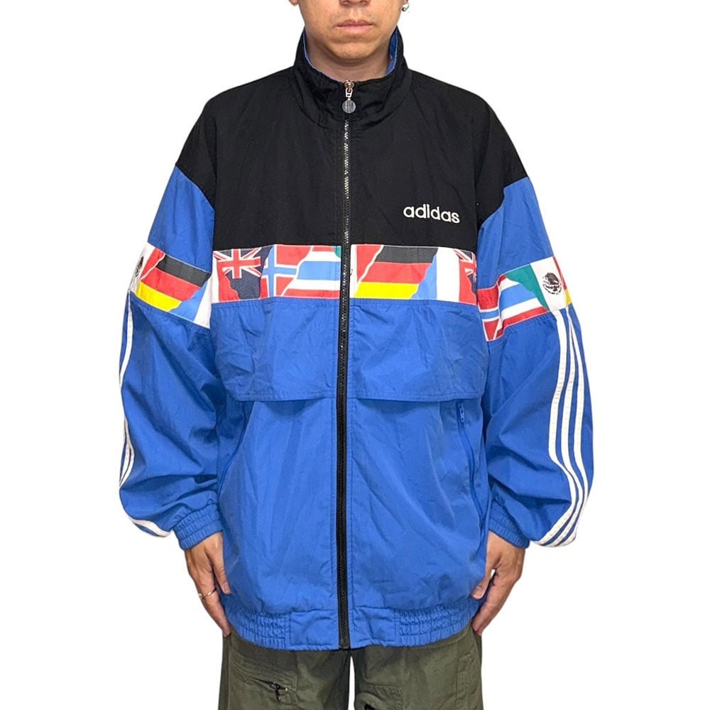 USED】80's adidas ALL NATIONS JACKET | KONBINI