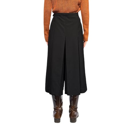 【USED】80's-90's Eastern-European Wool Blend Pleated Hakama Trousers