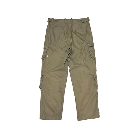 【USED】00's STUSSY MIXED FIBER 8-POCKET CARGO PANTS