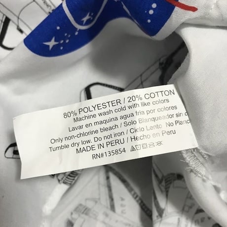 【DEAD STOCK】00'S NASA S/S SHIRT