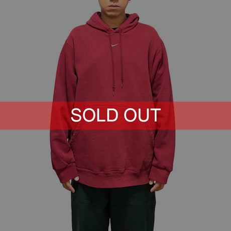 【USED】00'S NIKE CENTER SWOOSH LOGO HOODIE