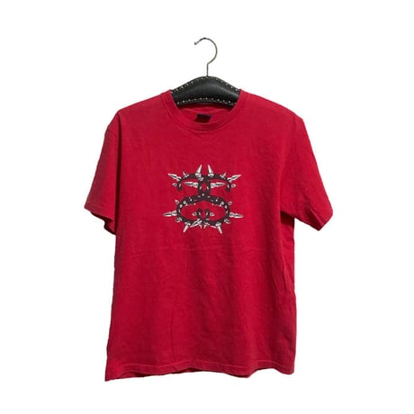 【USED】90'S STUSSY PUNK CHANEL LOGO T-SHIRT