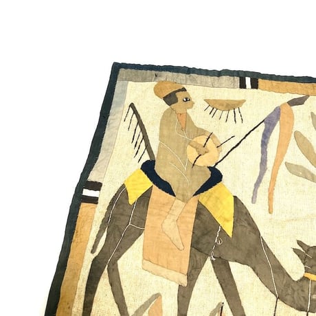 【USED】30'S-50'S HANDMADE EGYPTIAN PATCHWORK ART CAMEL