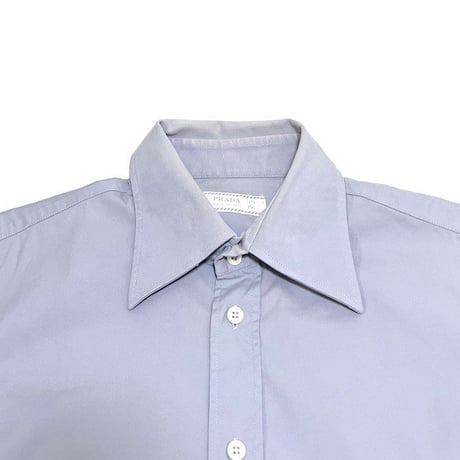 【USED】00'S PRADA ELASTIC COTTON NYLON SHIRT