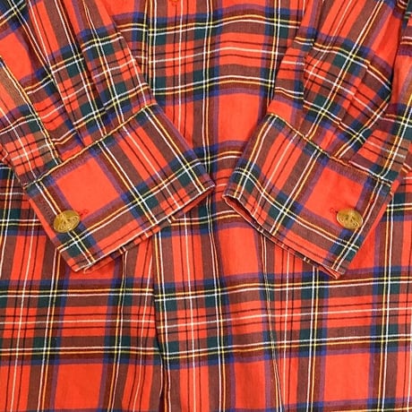 【USED】VIVIENNE WESTWOOD 1993AW "ANGLOMANIA" TARTAN CHECK SHIRT
