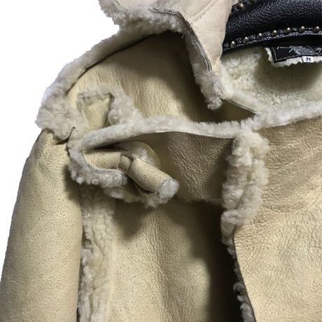 【USED】90'S MALCOLM MCLAREN MOUTON BUFFALO COAT