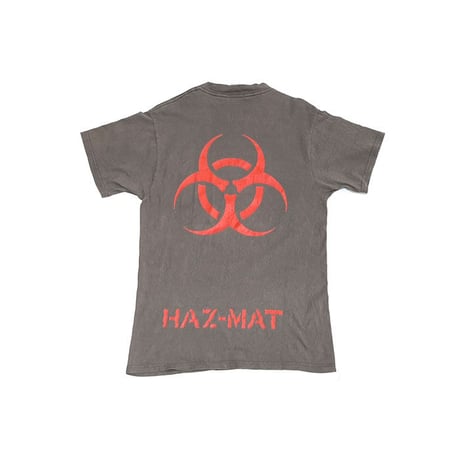【USED】90'S HAZ-MAT BIOHAZARD T-SHIRT