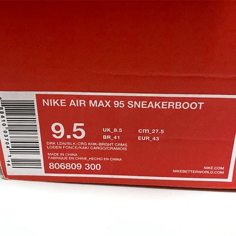 【USED】NIKE AIR MAX 95 SNEAKERBOOT