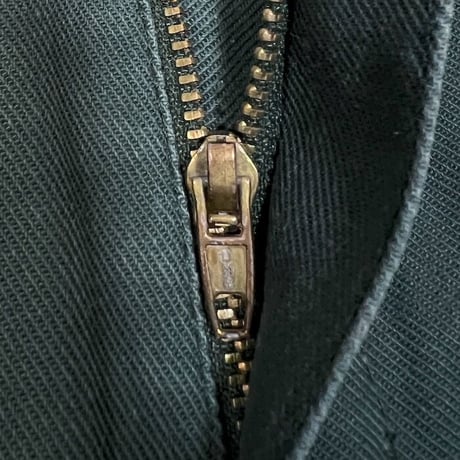 【USED】70'S-80'S FRENCH WORK PANTS DEEP GREEN