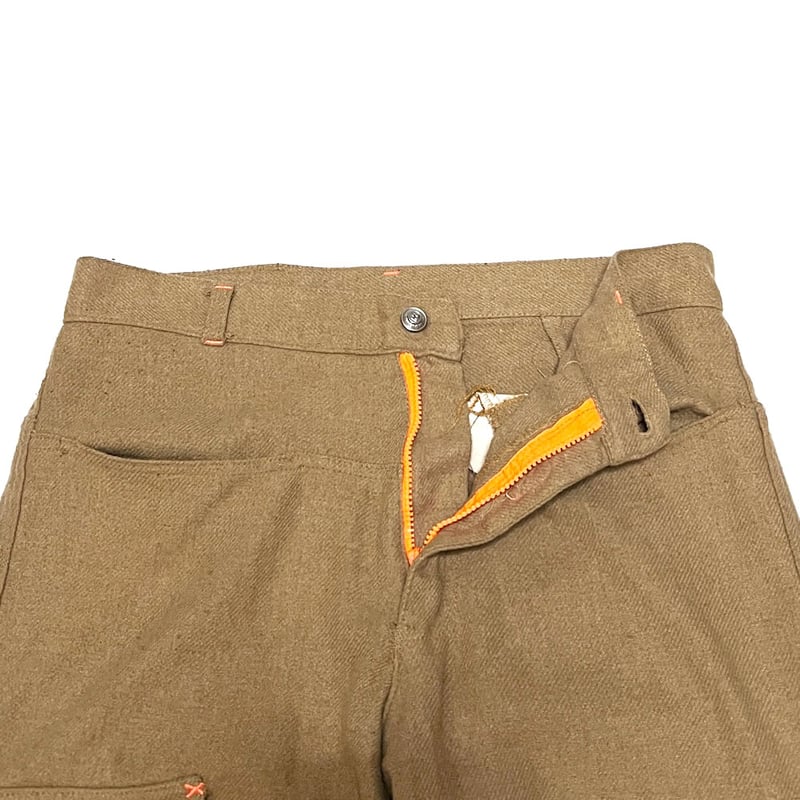 USED】90's W.&L.T. MIX WOOL SINGLE CARGO POCKET
