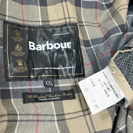 【USED】00'S BARBOUR BEAULIEU JACKET (NON WAX)