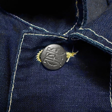 【USED】90's JPG JEAN’S by GAULTIER Linen Work Jacket with Detachable Pocket