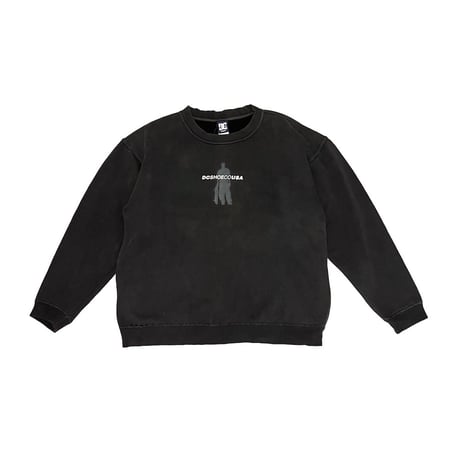 【USED】90's-00's DCSHOECOUSA DC SHOE SKATEBOARDER SILHOUETTE SWEATSHIRT