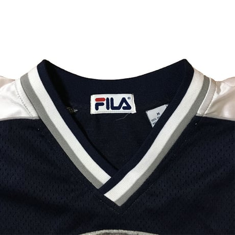 【USED】90'S FILA FOOTBALL T-SHIRT NAVY