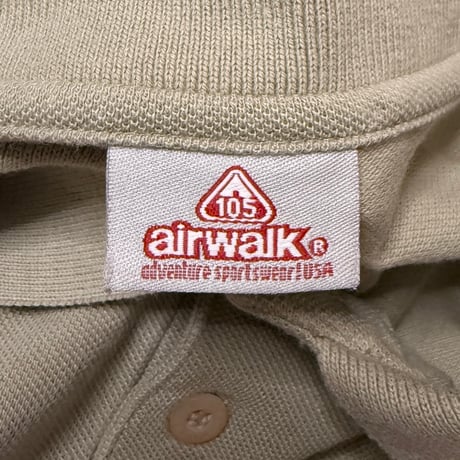 【USED】00's Airwalk Minimal Stripe Polo Shirt
