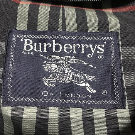 【USED】90'S BURBERRYS OVERSIZED TRENCH COAT NAVY