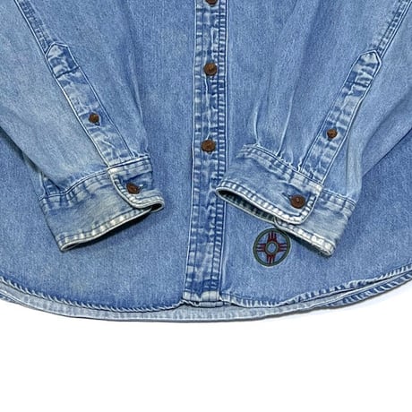 【USED】90'S JANSPORT DENIM B.D.SHIRT