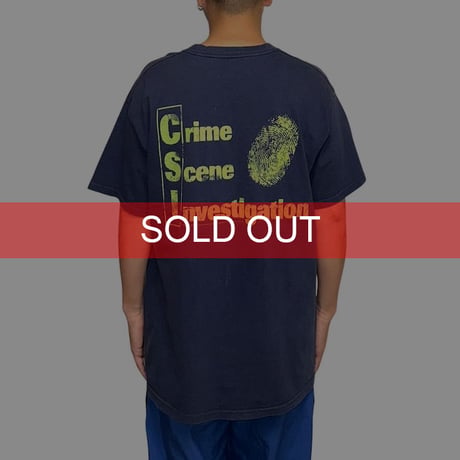 【USED】00's Crime Scene Investigator T-SHIRT