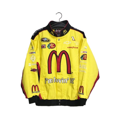 【DEAD STOCK】NASCAR RACING JACKET "MCDONALD'S"