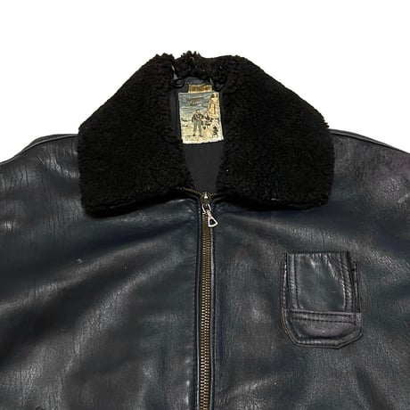 【USED】70's FRENCH AIR FORCE FLIGHT LEATHER JACKET