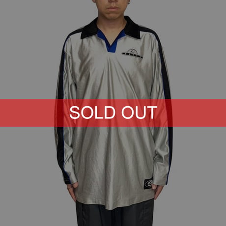【USED】90's STREET CULTURE ALIEN L/S GAME SHIRT SILVER