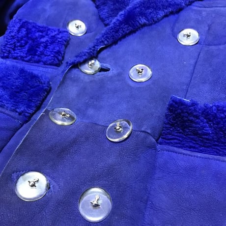 【USED】90'S VIVIENNE WESTWOOD GOLD LABEL MEN'S MOUTON COAT PURPLE