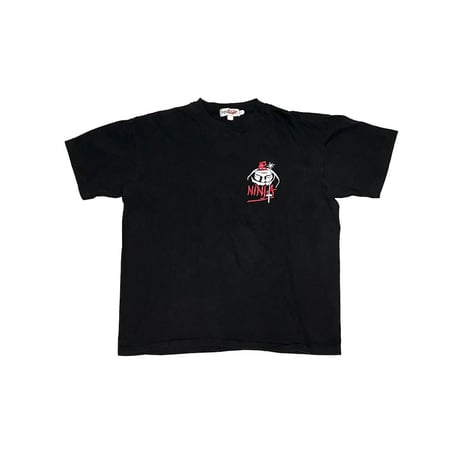 【USED】80's-90's euro ROCK NINJA T-SHIRT